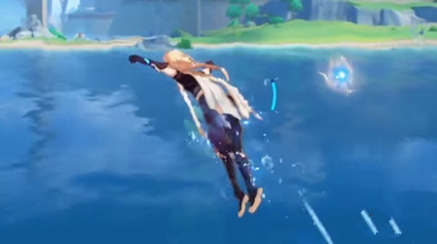 原神枫丹怎么触发跳水动作 4.0枫丹跳水/跃出水面教程