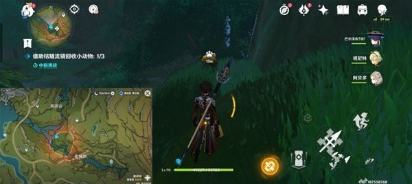 原神传心同视活动攻略 原神传心同视活动Day1动物位置