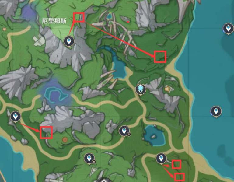 原神萃凝晶都分布位置在哪里-原神萃凝晶都分布位置一览