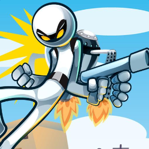 喷气背包涂鸦人手机游戏