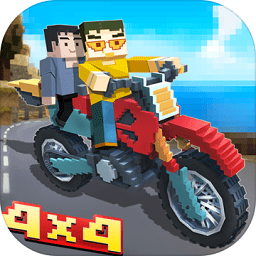 像素摩托冬季的微风游戏