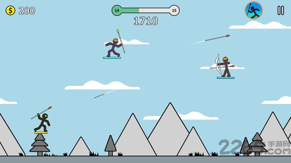 火柴人标枪勇士破解版下载