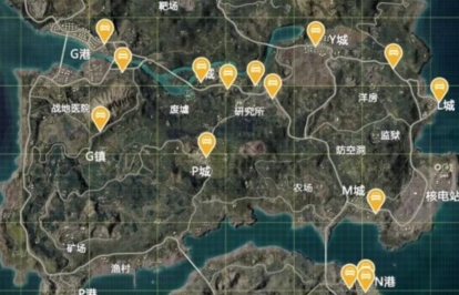 和平精英车库位置在哪里？和平精英车库位置分布高清图