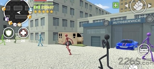 侠盗猎车火柴人手机破解版