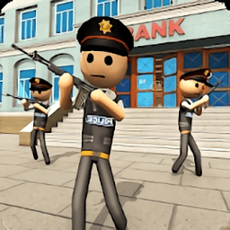 火柴人银行抢劫纽约警察枪击