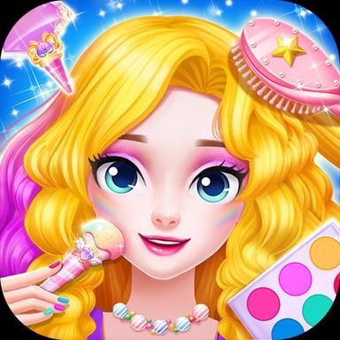 迷你校园公主化妆