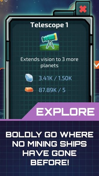 闲置星球矿工汉化破解版