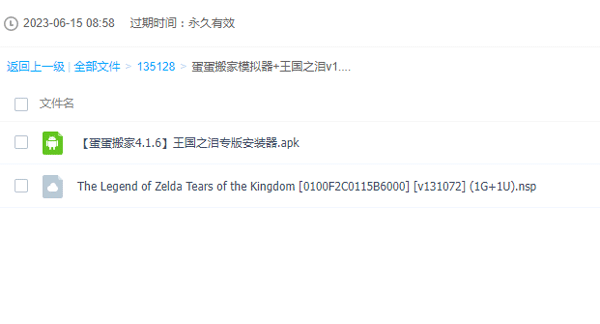 塞尔达传说王国之泪手机版