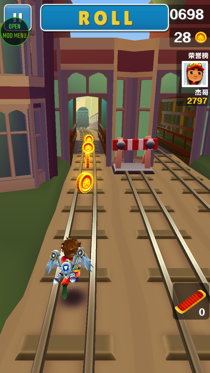 地铁跑酷牛津无邪叶烸原创修改MOD