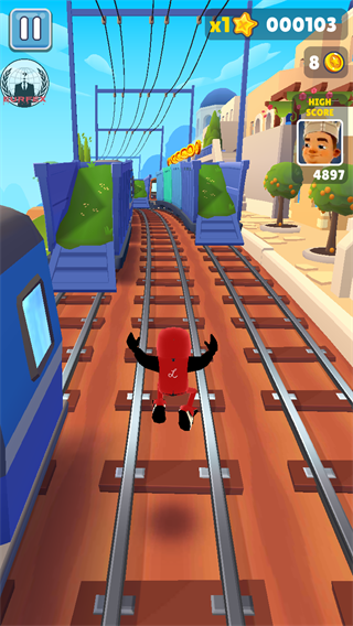 地铁跑酷神链红杰版本