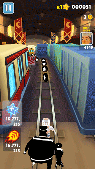 地铁跑酷殃毁公益版本