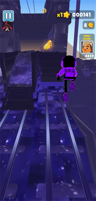 地铁跑酷阳光的恰皮瓜专属版本