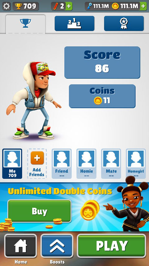 地铁跑酷黑白情人节版