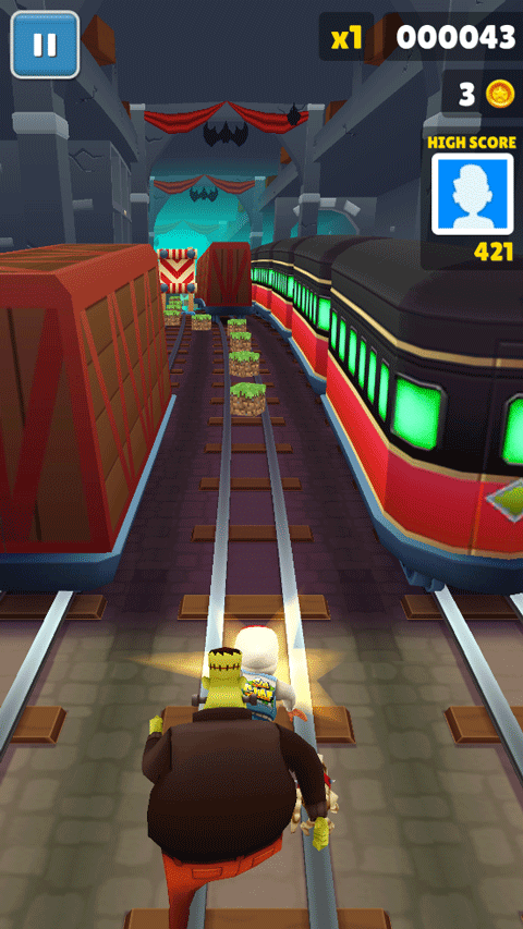 地铁跑酷草方块金币版本