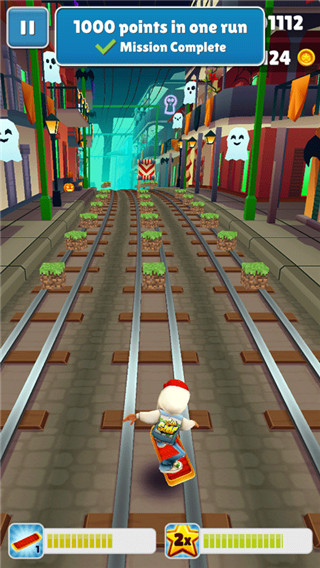 地铁跑酷荔枝定制草方块版