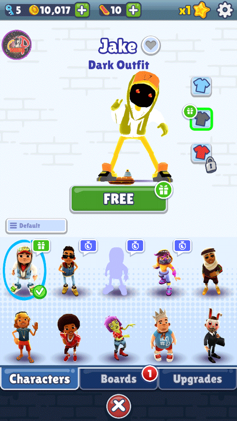 地铁跑酷LZ深海定制版本