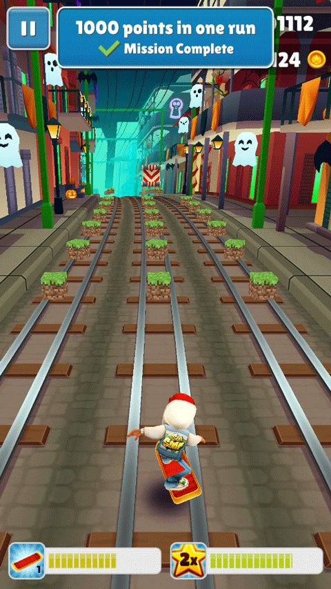 地铁跑酷草方块金币版本