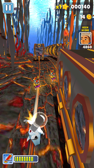 地铁跑酷海底熔岩版