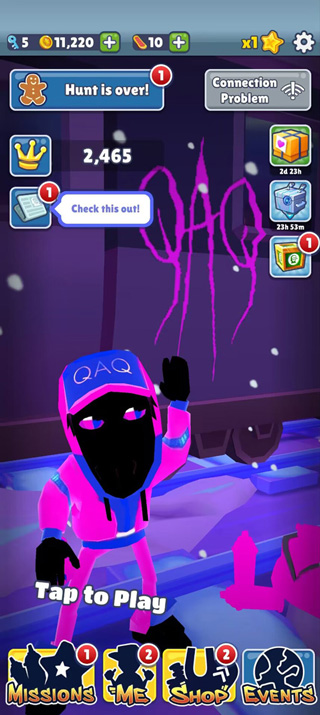 地铁跑酷QAQ2.0定制版本