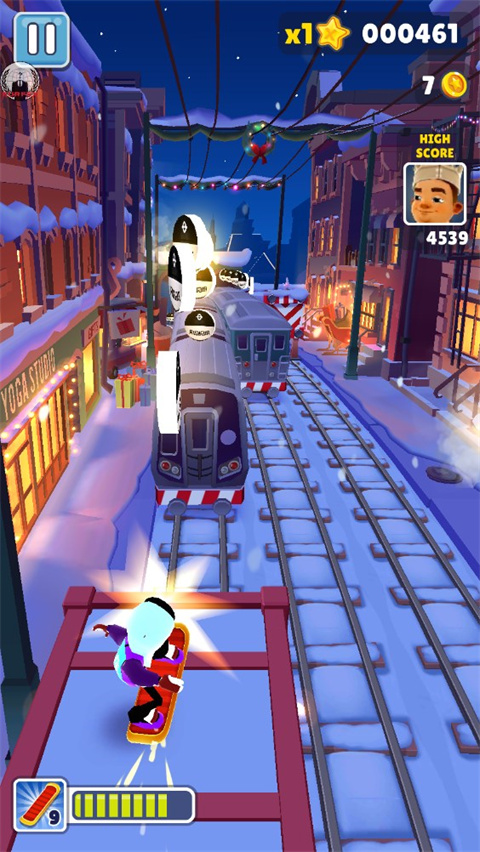 地铁跑酷黑色精灵小黑定制版本