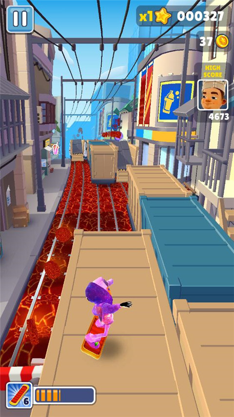 地铁跑酷岩浆版本