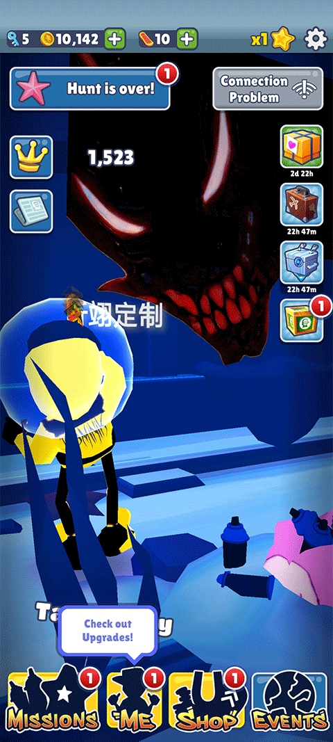 地铁跑酷最强恶魔15.0魔改版