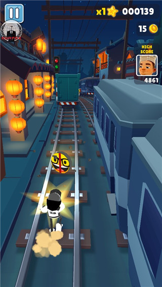 地铁跑酷涵痛天河定制版