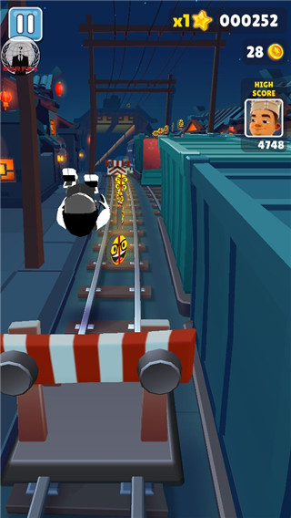 地铁跑酷涵痛天河定制版