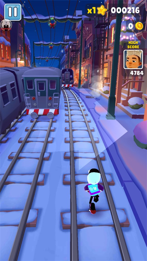 地铁跑酷黑色精灵小黑定制版本