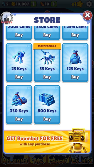 地铁跑酷黑白杰克定制版