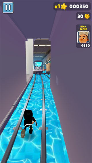地铁跑酷蓝色金币定制版
