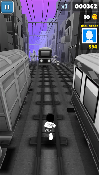地铁跑酷灰色版本