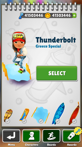 地铁跑酷凤灵改汉堡金币