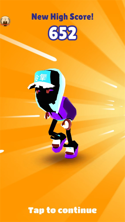 地铁跑酷黑色精灵小黑定制版本