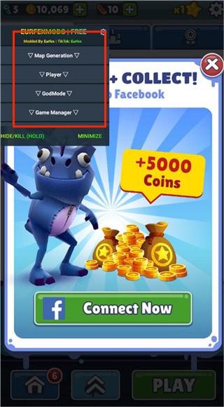 地铁跑酷写轮眼金币内置菜单版