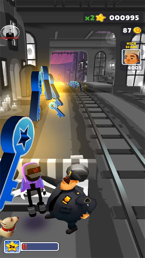 地铁跑酷小雾神定制版本