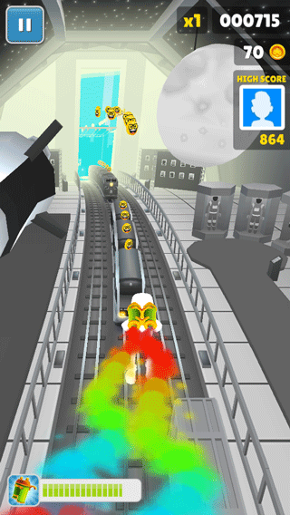 地铁跑酷黑白休斯顿版本