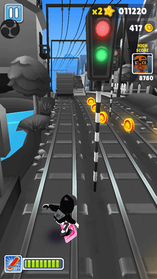 地铁跑酷黑白冰岛版本