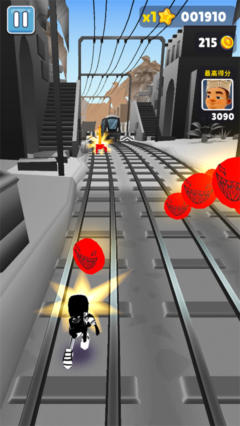 地铁跑酷超级黑白开罗版本