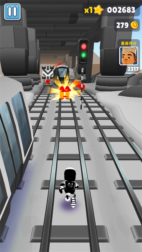 地铁跑酷超级黑白开罗版本