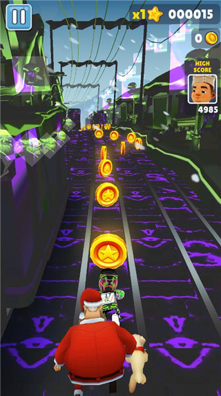 地铁跑酷az高层5.0版本