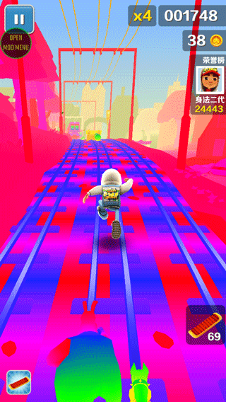地铁跑酷彩虹世界版本