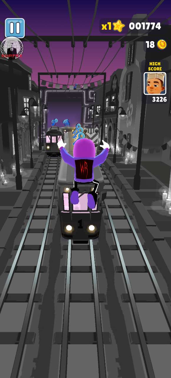 地铁跑酷小雾神定制版本