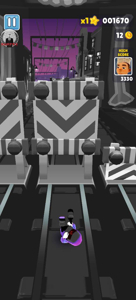 地铁跑酷小雾神定制版本