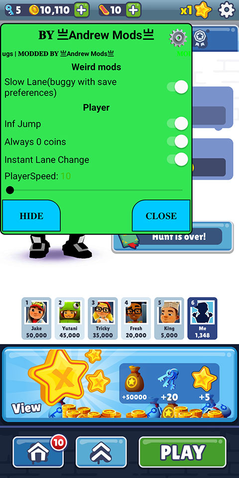 地铁跑酷FK定制版