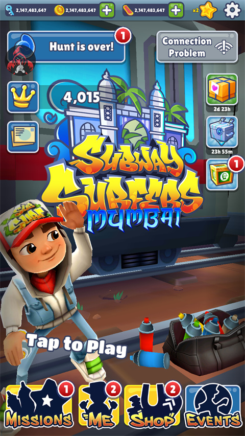 地铁跑酷孟买内置菜单版