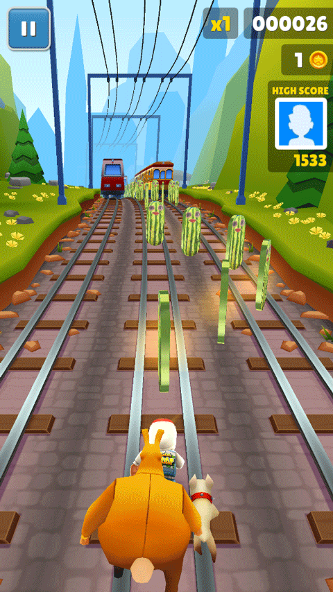 地铁跑酷西瓜条金币版本