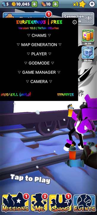 地铁跑酷墨水HC变速版