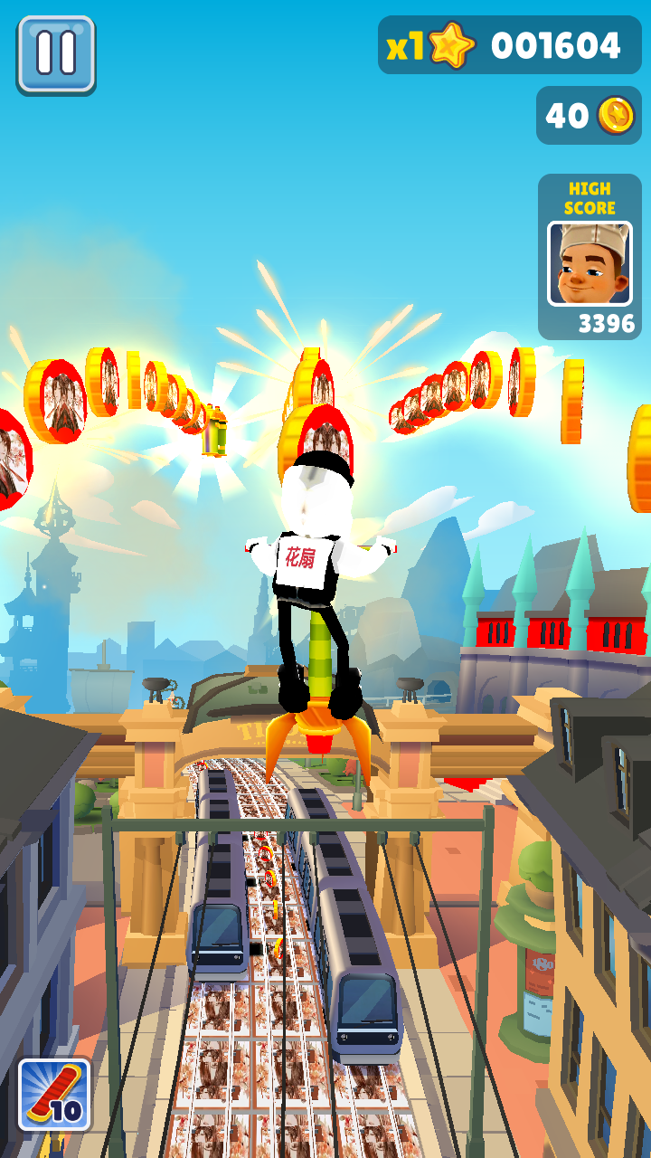 地铁跑酷花扇定制版本