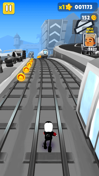 地铁跑酷黑白摩纳哥